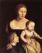 Hans Holbein Konstnarens with wife Katherine and Philipp oil painting picture wholesale